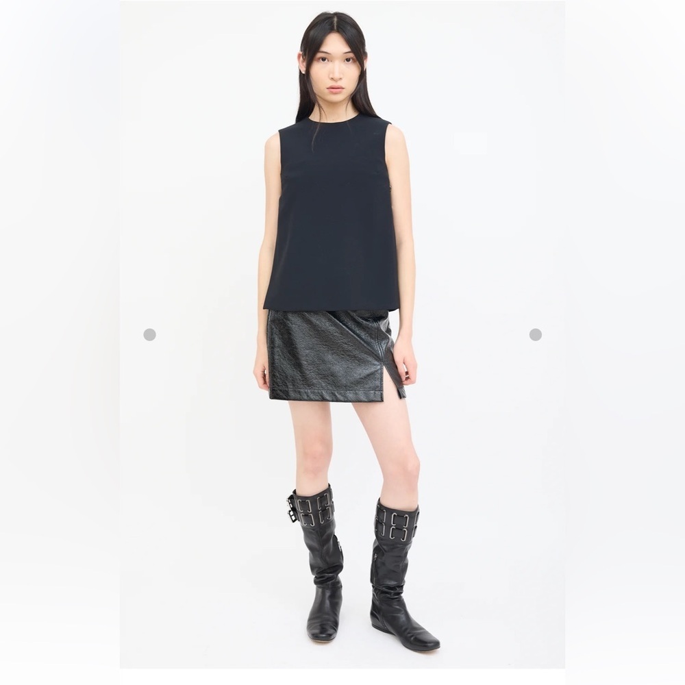 Alexander Wang Black Embellished Sleeveless Top 4 hardware